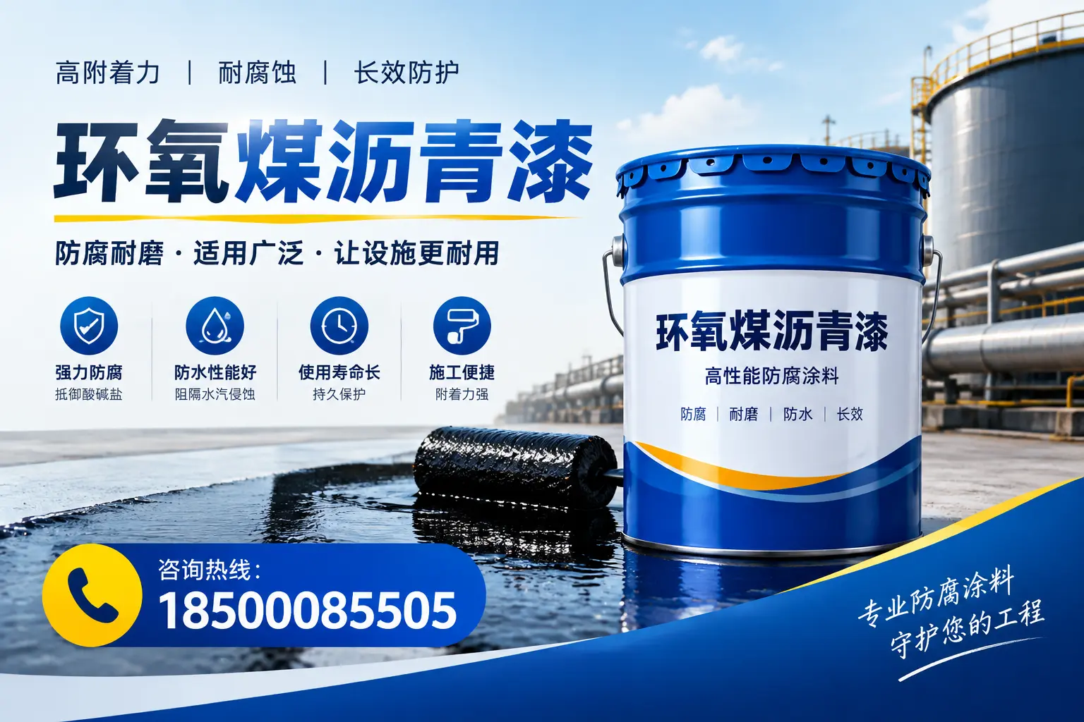 环氧煤沥青漆与其他涂料的对比分析，助力秦皇岛企业决策